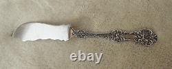 Old Orange Blossom by Alvin 7 1/4 Sterling master butter knife mono H 1906