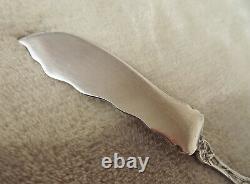 Old Orange Blossom by Alvin 7 1/4 Sterling master butter knife mono H 1906