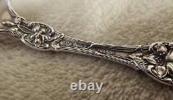 Old Orange Blossom by Alvin 7 1/4 Sterling master butter knife mono H 1906