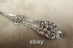 Old Orange Blossom by Alvin 8 1/2 Sterling Table spoon 1 of 3 no monos NICE