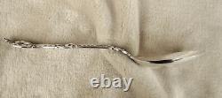 Old Orange Blossom by Alvin 8 1/2 Sterling Table spoon 1 of 3 no monos NICE