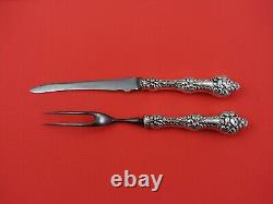 Old Orange Blossom by Alvin/Gorham Sterling Silver Steak Carving Set 2-piece