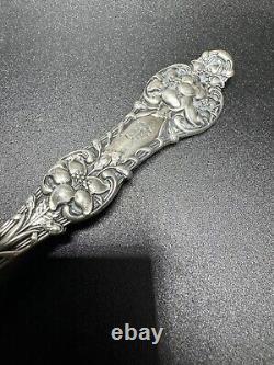 Old Orange Blossom by Alvin Sterling Silver Jelly Cake Server 9 1/8