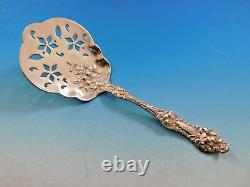 Old Orange Blossom by Alvin Sterling Silver Tomato Server Pierced with Blossoms