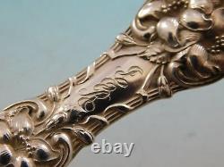 Old Orange Blossom by Alvin Sterling Silver Tomato Server Pierced with Blossoms