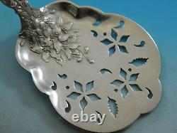 Old Orange Blossom by Alvin Sterling Silver Tomato Server Pierced with Blossoms