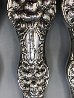 Old Orange Blossom by Alvin Sterling set of 12 Dinner Knives 9 7/8, mono A