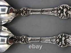 Old Orange Blossom by Alvin Sterling set of 4 Teaspoons 5 7/8, mono