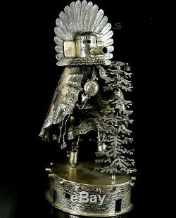 Old Pawn Vintage Alvin Vandever 8 Sterling Silver Handmade Kachina Sculpture