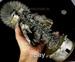 Old Pawn Vintage Alvin Vandever 8 Sterling Silver Handmade Kachina Sculpture