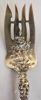 Orange Blossom By Alvin Sterling 7 5/8 Fancy Serving Fork No Mono Gorgeous