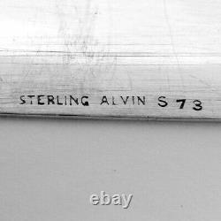 Oval Napkin Ring Alvin Sterling Silver Mono James