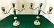 Pair Alvin Sterling-silver-candle Stick Holder Candelabras 4 Sections