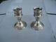Pair Of Alvin Sterling Silver Candlesticks Holders, Number S40