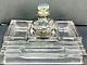 Perfume Bottle Silver Overlay Alvin Mfg. Co. 999 Fine Silver Glass Organizer