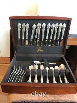 Pirouette by Alvin Sterling Silver Flatware Set for 12 Service 60 pieces with case