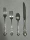 Pirouette By Alvin Sterling Silver Regular Size Place Setting(s) 4pc Flatware