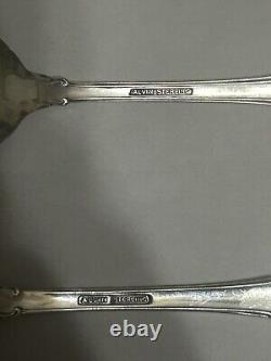 Pirouette by Alvin Sterling Silver Regular Size Place Setting(s) 4pc Flatware