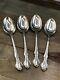 Pirouette By Alvin Sterling Silver Set Of 4 Soup Spoons 7