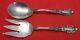 Prince Eugene By Alvin Sterling Silver Salad Serving Set As 2pc 8 7/8