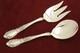 Prince Eugene By Alvin Sterling Silver 2 Piece All Silver Salad Set