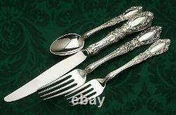 Prince Eugene by Alvin Sterling Silver 4 Piece DINNER SIZE Setting