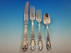 Prince Eugene by Alvin Sterling Silver Flatware Set for 12 Service 48 pieces