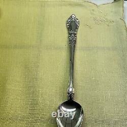 Prince Eugene by Alvin Sterling Silver Iced Tea Spoons 7 1/2 Set Of 5 1950's