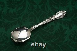 Prince Eugene by Alvin Sterling Silver set of 8 Cream / Round Soup Spoons 6.25