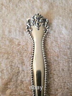 RALEIGH by ALVIN sterling silver JELLY CAKE ROLL SERVER 8 5/8 no mono Pierced