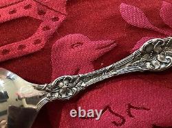 RAREST Old Orange Blossom by Alvin Sterling Silver Gumbo Soup Spoon 6 7/8