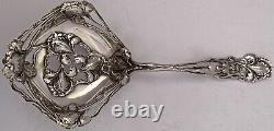 RARE ALVIN RAPHAEL FIGURAL ART NOUVEAU STERLING SILVER BONBONNIERE 10 With IRISES