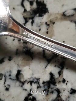 RARE Large Alvin Sterling Silver Southern Charm Stuffing Spoon 8 3/4 3oz/85g