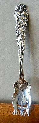 RARE! Raphael by Alvin Sterling Silver ICE CREAM FORK 5 3/4 No Mono