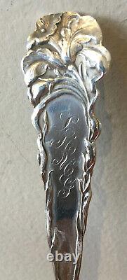 RARE! Raphael by Alvin Sterling Silver PASTRY FORK 6 Art Nouveau