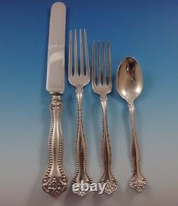 Raleigh by Alvin Sterling Silver Flatware Set For 8 Service Dinner 51 Pieces