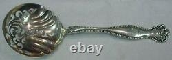Raleigh by Alvin Sterling Silver Pea Spoon Gold Washed 8 3/8