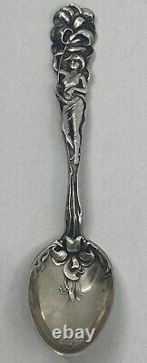 Raphael By Alvin Sterling Silver Demi Tasse Spoon 4 Nouveau Antique