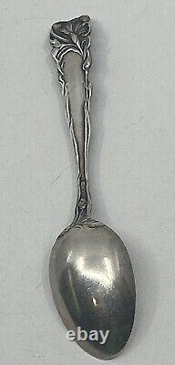 Raphael By Alvin Sterling Silver Demi Tasse Spoon 4 Nouveau Antique