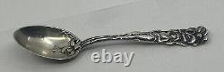 Raphael By Alvin Sterling Silver Demi Tasse Spoon 4 Nouveau Antique