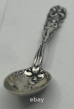 Raphael By Alvin Sterling Silver Demi Tasse Spoon 4 Nouveau Antique