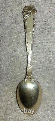 Raphael Pattern By Alvin Sterling Silver Teaspoon Floral Figural Woman, 6