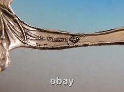 Raphael by Alvin Sterling Silver Berry Spoon with Iris 9 1/4 Figural Nouveau