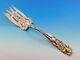 Raphael By Alvin Sterling Silver Cold Meat Fork Large 9 Floral Figural Woman
