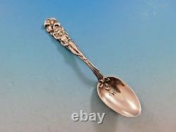 Raphael by Alvin Sterling Silver Demitasse Spoon 4 1/8 Floral Figural Woman