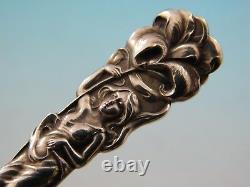 Raphael by Alvin Sterling Silver Demitasse Spoon 4 1/8 Floral Figural Woman