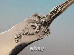 Raphael by Alvin Sterling Silver Flat Handle Master Butter 7 1/8 Floral Figural