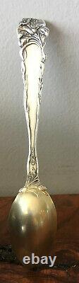 Raphael by Alvin Sterling Silver Grapefruit Spoon 5 3/4 Art Nouveau Gold Vermeil