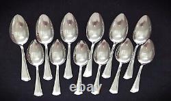 Rare 12 1920's Alvin Sterling Silver Spoons Engraved With Dates 1920 1931