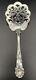 Rare Alvin Edward Vii Sterling Silver Pierced Tomato Server 7.5